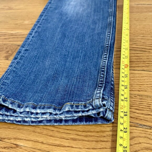 LEVIS 514 Regular Fit Straight Leg Jeans Mens 34x30 Blue Denim Distressed - Picture 5 of 7